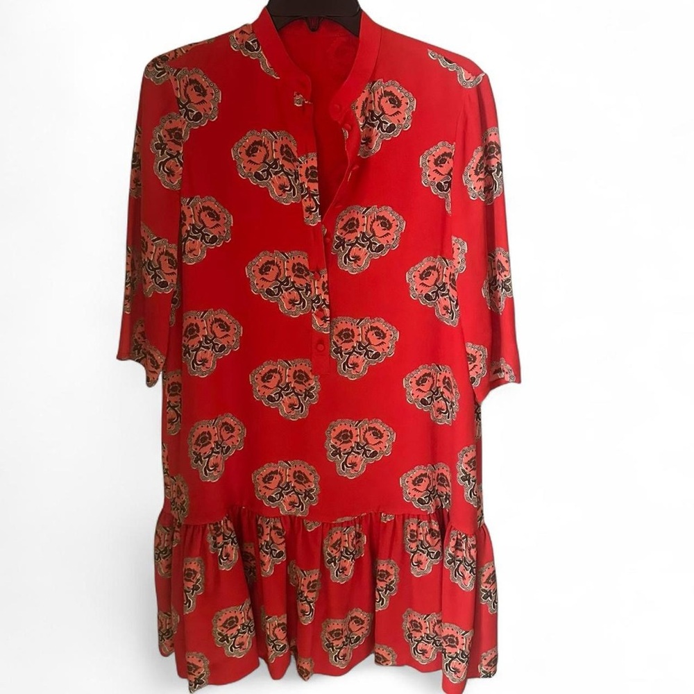 Red Floral Dress